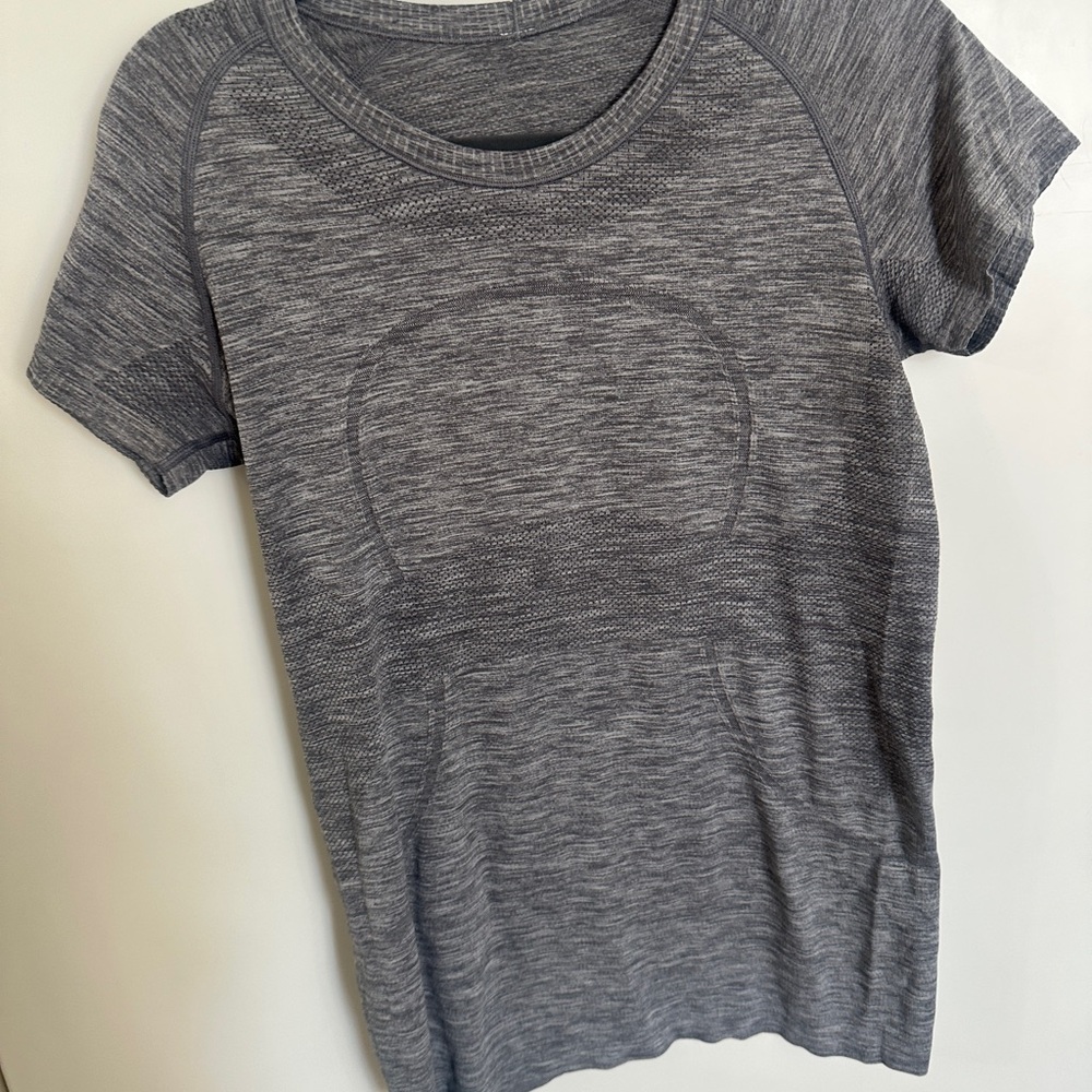 lululemon Heathered Gray Swiftly Tech Tee